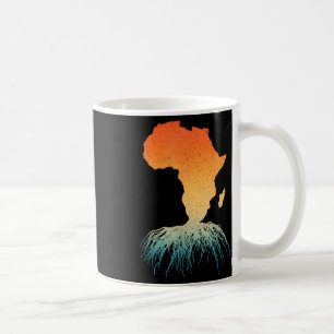 Caneca De Café Arte de Raízes Africanas para Homens e Mulheres Af