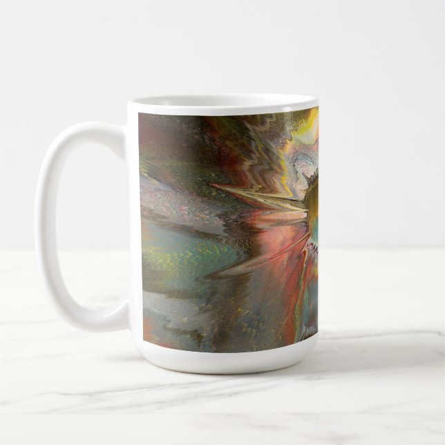 Caneca De Café Arte de rotação original (Esquerda)