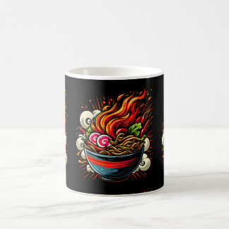 Caneca De Café Arte de Rua de Ramen Japonês Apimentado