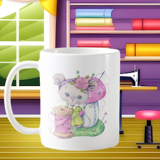 Caneca De Café arte de serra louca (Criador carregado)