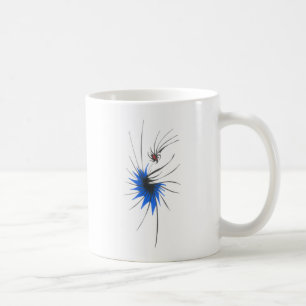Caneca De Café Arte de Tatuagem Tribal Abstrata Colorida de Joani