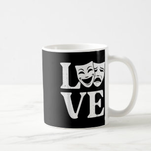 Caneca De Café Arte de Teatro Engraçada para Homens Mulheres Atua