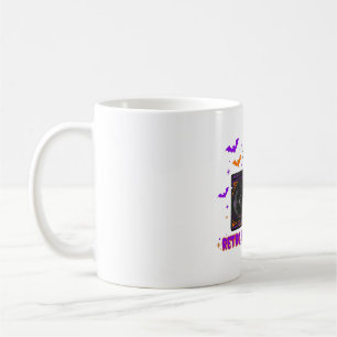 Caneca De Café Arte de Terror Halloween Vintage VHS Fantasma Retr