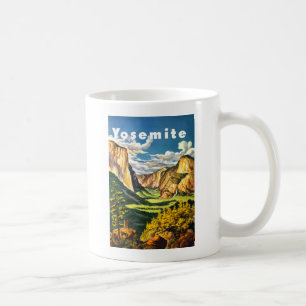 Caneca De Café Arte de Viagem do Parque Nacional de Yosemite