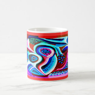 Caneca De Café Arte de visão alienígena