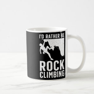 Caneca De Café Arte Divertida de Escalada em Rocha para Homens Mu