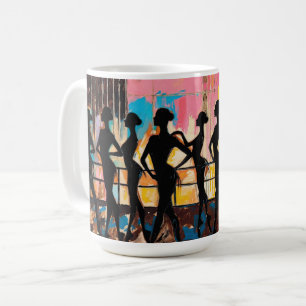 Caneca De Café Arte do Balé (#2) pintura a óleo