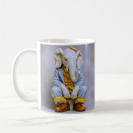 Caneca De Café Arte do Bebê Rato Elegante