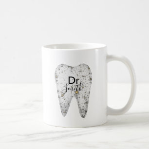 Caneca De Café Arte do dente do assistente dental do higienista