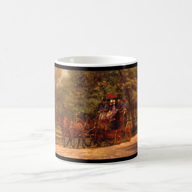 Caneca De Café Arte do Four-in-Hand'_ de Fairman Rogers de (Centro)