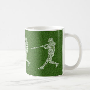Caneca De Café Arte do Jogador de Bola do Sofball