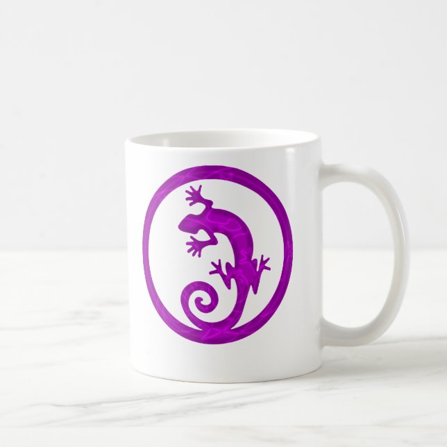 Caneca De Café Arte do lagarto (Direita)