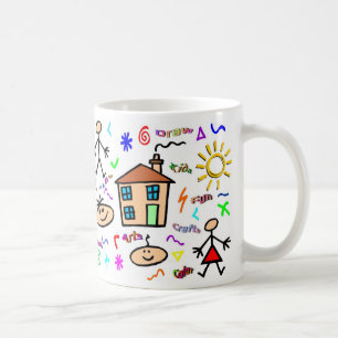 Caneca De Café Arte do miúdo