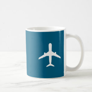 Caneca De Café Arte do Pai Piloto de Avião Fã de Aviação