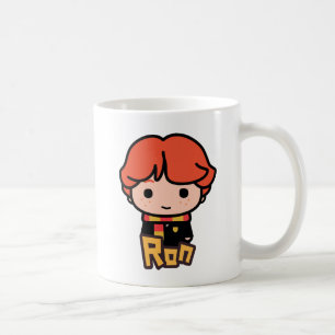Caneca De Café Arte do Personagem de Desenho do Ron Weasley