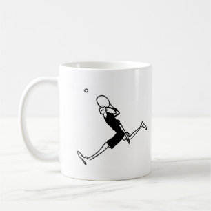 Caneca De Café Arte do tênis por Kyle T. Webster