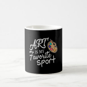 Caneca De Café Arte É Meu Esporte Favorito
