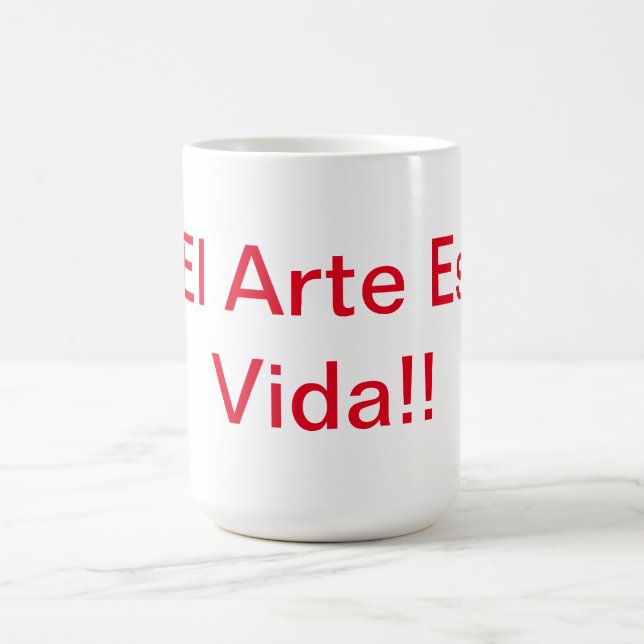 Caneca De Café Arte É Vida (Centro)