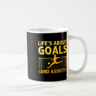 Caneca De Café Arte engraçada de futebol para meninos meninas hom