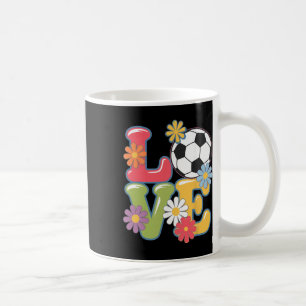 Caneca De Café Arte engraçada de futebol para mulheres, jogadoras