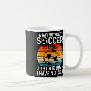 Caneca De Café Arte engraçada de futebol rapazes homens mulheres