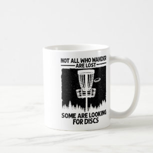 Caneca De Café Arte engraçada de golfe de disco para homens mulhe