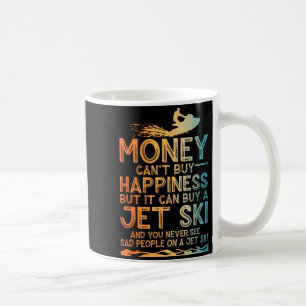 Caneca De Café Arte engraçada de jet ski para homens mulheres cri
