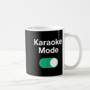 Caneca De Café Arte engraçada de karaokê para homens e mulheres c
