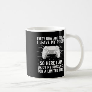 Caneca De Café Arte Engraçada Para Homens Mulheres Jogando Vídeo