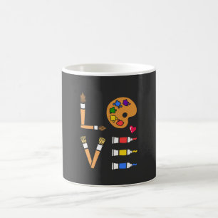 Caneca De Café Arte - Eu Amo Arte