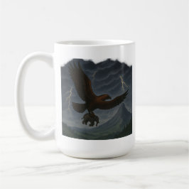 Caneca De Café Arte Fantástica de Elefante de Carregando Gelado-O