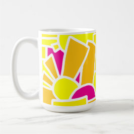 Caneca De Café Arte Festiva de Doodle 42
