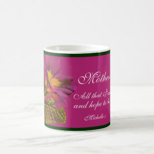 Caneca De Café Arte floral "mãe toda do Primula que eu sou"
