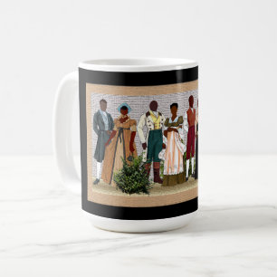 Caneca De Café Arte Folclórica Afro-Americana