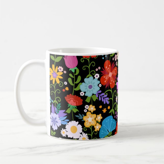 Caneca De Café Arte Folclórica Mexicana (Esquerda)
