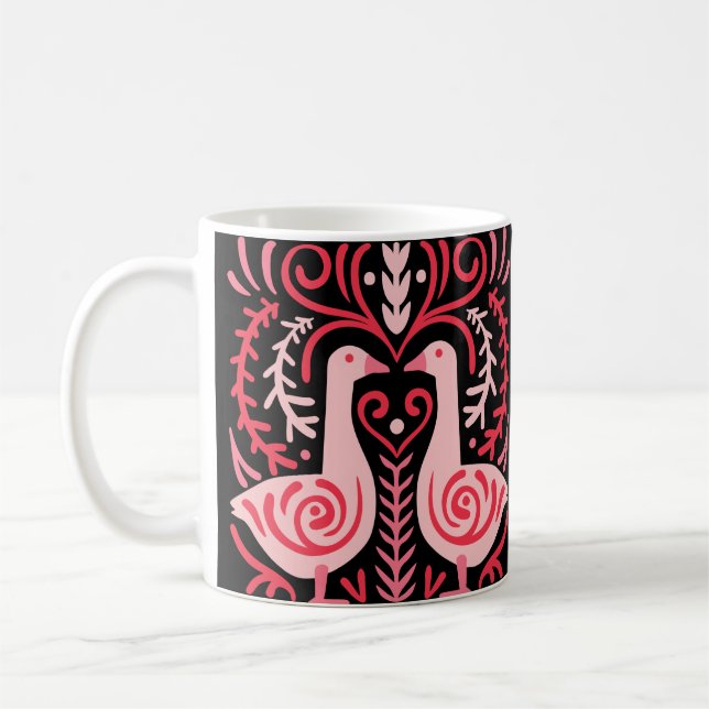 Caneca De Café Arte Folclórica V.01 (Esquerda)
