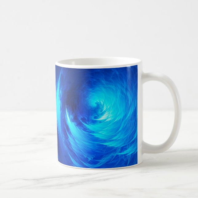 Caneca De Café Arte Fractal 18 Mug (Direita)