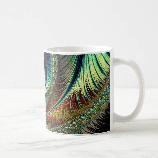Caneca De Café Arte Fractal 42 Mug (Direita)