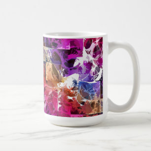 Caneca De Café Arte Fractal Apofílise - teia aranha