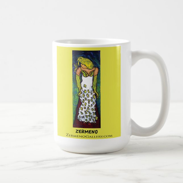 Caneca De Café Arte francesa por ZermenoGallery.com (Direita)
