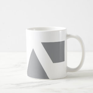 Caneca De Café Arte geométrica urbana moderna, ousada, simples,