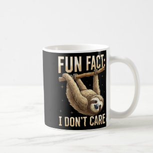 Caneca De Café Arte Gráfica divertida preguiça de preguiça fato e