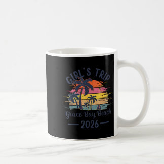 Caneca De Café Arte Gráfica Viagem de Meninas Grace Bay Beach