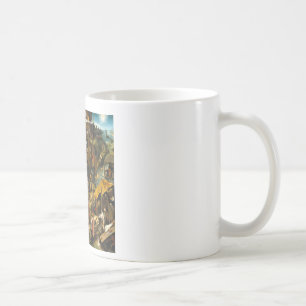 Caneca De Café Arte Holandesa do Século XVI e Provérbio Famoso