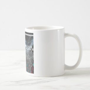 Caneca De Café Arte Impressa Abstrata Impressionante