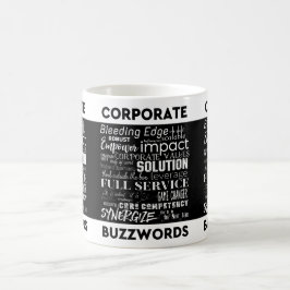Caneca De Café Arte incorporada da tipografia do jargão do
