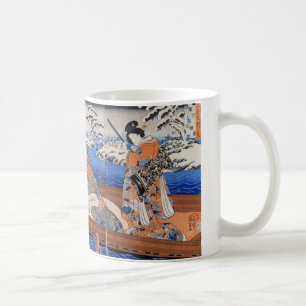 Caneca De Café Arte japonesa 1800's do vintage