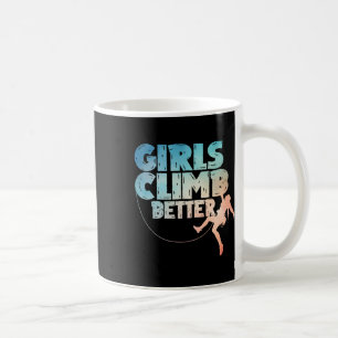 Caneca De Café Arte Legal de Climber de Rocha para Mulheres Menin
