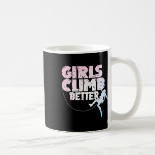 Caneca De Café Arte Legal de Escalada de Rocha para Mulheres Meni