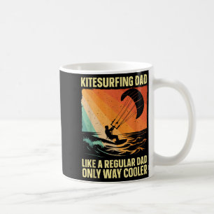 Caneca De Café Arte Legal de Kitesurf para Pai Homens Kiteboardin